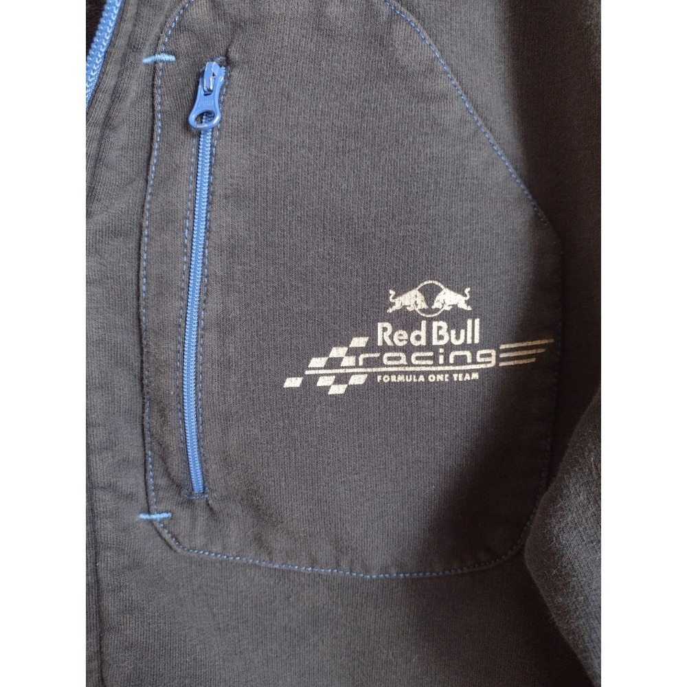 Red Bull Racing Puma Sweatshirt Jacket Full Zip Mens Sz M Blue Formula 1 F1 - Picture 3 of 9